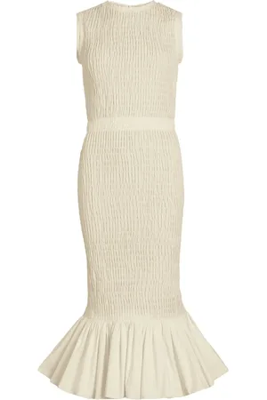 Patou Klänning, Dam, M, Ärmlös Peplum Klänning