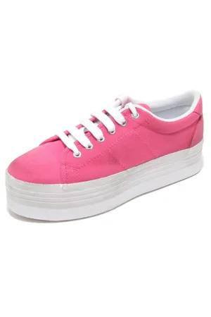 Jeffrey Campbell Skor, Dam, 40 EU, Canvas tvättad kilklackskor