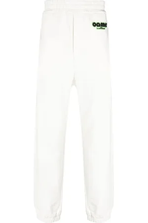 OAMC Byxor, Herr, L, Bomull, Vit Logo Patch Track Pant