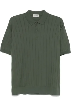JOHN SMEDLEY Topp, Herr, S, Fern Polo Sweater