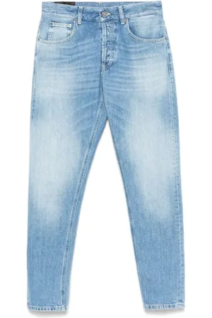 Dondup Jeans, Herr, W38, Ljusblå Klassiska Knapp Gå Jeans