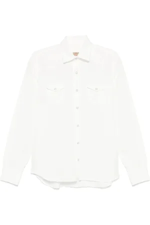 BARBA Skjorta, Herr, 3Xl, Vit Skjorta med Fickor och Tryckknappar
