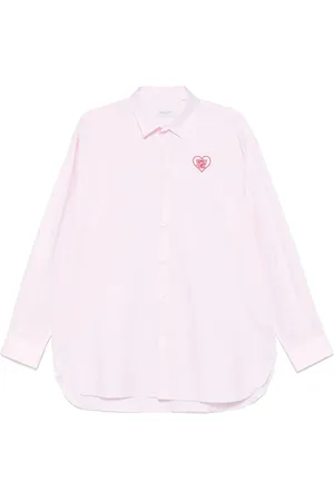 Family First Skjorta, Herr, L, Rose Button-Up Skjorta med Logo