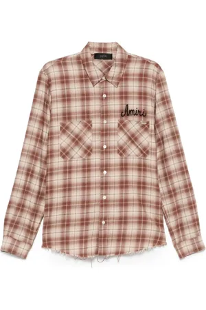 AMIRI Skjorta, Herr, L, Klassisk Button-Up Skjorta i Auburn