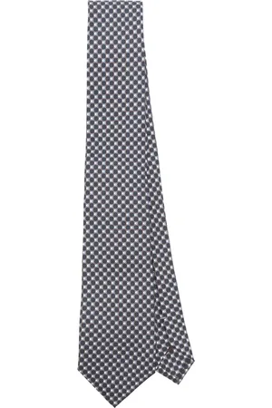 CANALI Accessoarer, Herr, ONE Size, Midnatt Blå Spetsig Spets Loop Tag