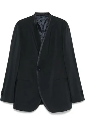 Giorgio Armani Jacka, Herr, M, Navy Dubbelknäppt Jacka