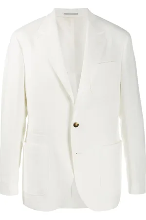 Brunello Cucinelli Jacka, Herr, 2Xl, Bomull, Vit Jacka