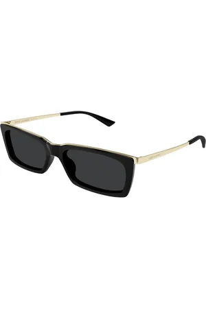 Saint Laurent Accessoarer, unisex, ONE Size, Svart och Guld Solglasögon SL 766