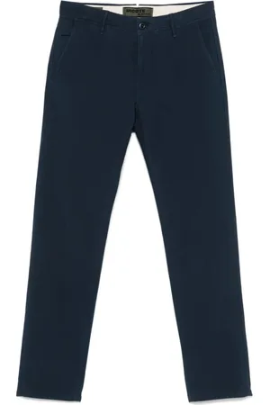 Incotex Byxor, Herr, W38, Blå Jeans med Knappar och Fickor