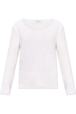 Max Mara Stickade tröjor & koftor, Dam, XL, Bomull, Sweater Palazzi