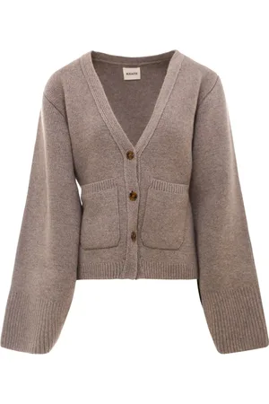 Khaite Stickade tröjor & koftor, Dam, M, Kashmir, Cashmere V-Neck Cardigan