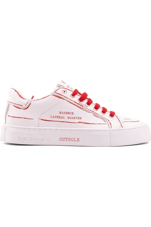 HIDE&JACK Skor, Dam, 36 EU, Vita Sneakers med Logodetaljer
