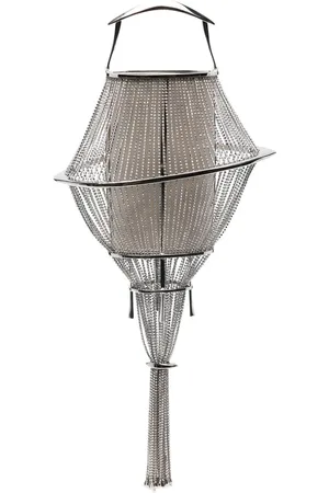 BENEDETTA BRUZZICHES Väska, Dam, ONE Size, Kristallprydd Silverväska med Kvast