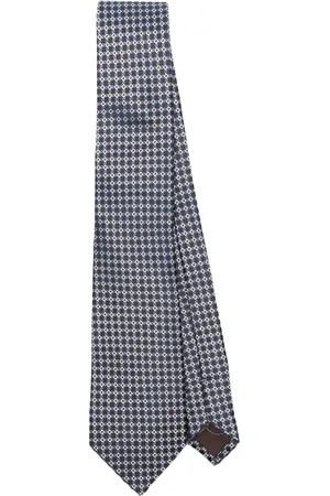 CANALI Accessoarer, Herr, ONE Size, Marinblå Spetsig Spets Loop Tag