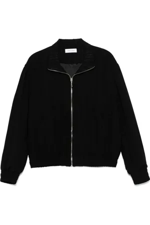 Ernest W. Baker Sweatshirts & Hoodies, Herr, L, Svart dragkedja fram elastisk nederkant jacka