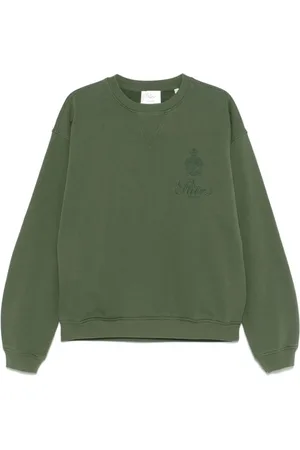 Frame Sweatshirts & Hoodies, Herr, M, Khaki Sweatshirt med Fickor