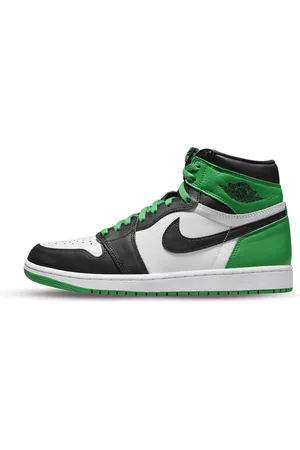 Jordan Skor, Herr, 42 EU, Läder, Retro OG Lucky Green Sneakers