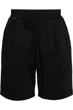 Family First Shorts, Herr, L, Bomull, Svarta Bomullsblandning Poplin Mini Shorts