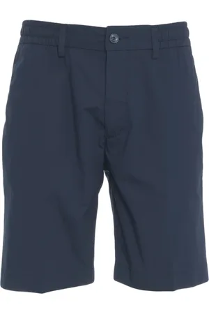 CRUNA Shorts, Herr, M, Bomull, Blå Bermuda Shorts för stiliga sommarutflykter