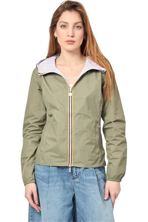 K-Way Jacka, Dam, S, Nylon, Vändbar Grön Kappa Lily Plus 2.0