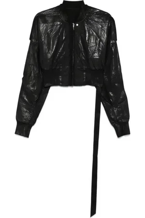 Rick Owens Jacka, Dam, M, Svart Shadow Baseball Krage Jacka