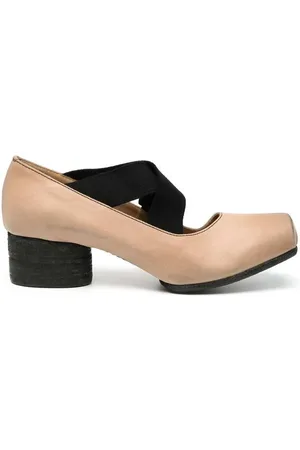 UMA WANG Skor, Dam, 40 EU, Läder, Fyrkantig Tå Läder Slip-On Skor