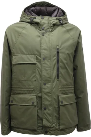 Woolrich Jacka, Herr, L, Lätt Vadderad Jacka Grön Mountain Cotton