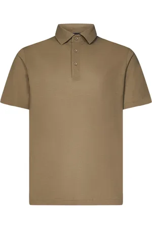 HERNO Topp, Herr, S, Bomull, Polo Skjorta Lätt och Luftig Ss25