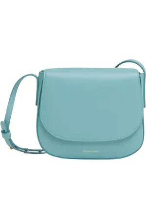 Mansur Gavriel Väska, Dam, ONE Size, Läder, Klarblå Vegansk Läder Axelväska