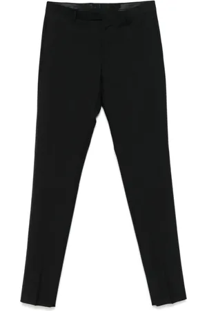 LARDINI Byxor, Herr, XL, Svarta Byxor med Bälte och Fickor