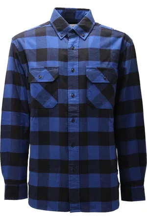 Woolrich Skjorta, Herr, M, Bomull, Tung Bomull Skjorta Alaskan Buffalo Stil