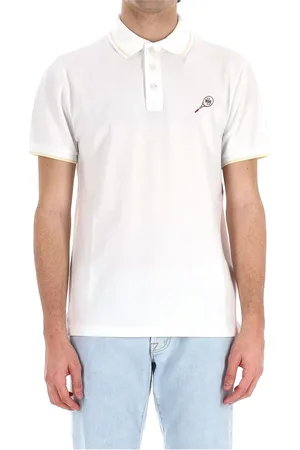 Jacob Cohen Topp, Herr, M, Bomull, Vit Polo Skjorta Casual Stil