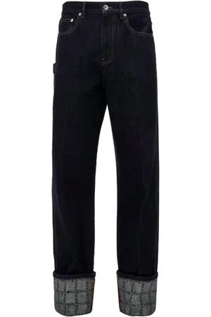 J.W.Anderson Jeans, Herr, W30, Denim, Denim Jeans med logodetaljer