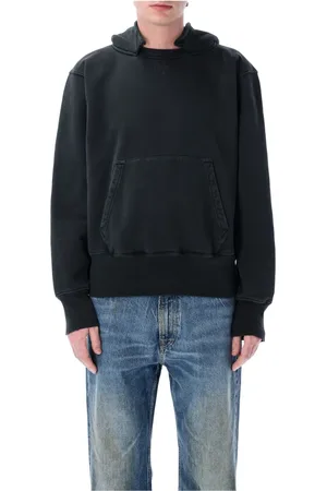 OUR LEGACY Sweatshirts & Hoodies, Herr, L, Bomull, Svart Stickat Relic Hoodie