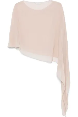 ANTONELLI Jacka, Dam, ONE Size, Blush Asymmetrisk Topp
