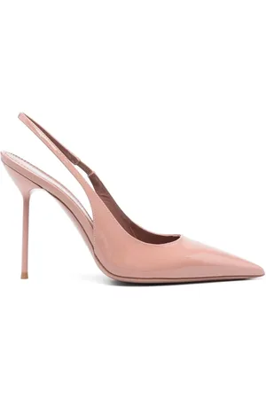 PARIS TEXAS Skor, Dam, 36 EU, Läder, Slingback Stiletto Klackskor