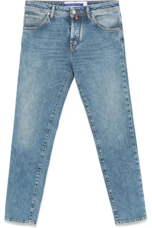 Jacob Cohen Jeans, Herr, W34, Cerulean Button Fly Jeans
