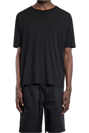 THOM KROM Topp, Herr, 2Xl, Bomull, Svart Bambu Bomull Jersey T-shirt