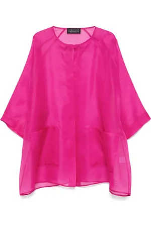 GIANLUCA CAPANNOLO Kappa, Dam, S, Fuchsia Rosa Öppen Fram Kappa