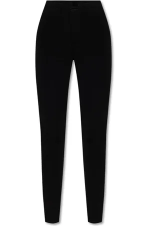 Saint Laurent Byxor, Dam, M, Läder, Slim-fit byxor