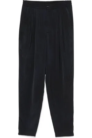 Giorgio Armani Byxor, Herr, M, Midnattsblå Veckade Byxor