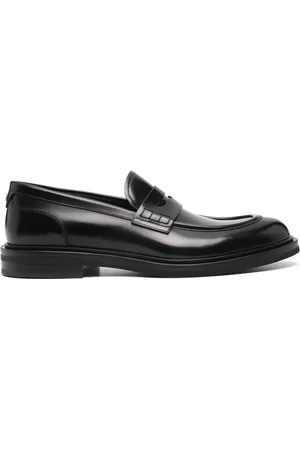 Dolce & Gabbana Skor, Herr, 41 EU, Mocka, Svarta platta skor Borstad mockasin