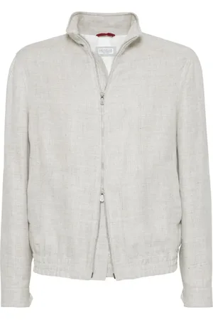 Brunello Cucinelli Jacka, Herr, 3Xl, Linne, Bomberjacka