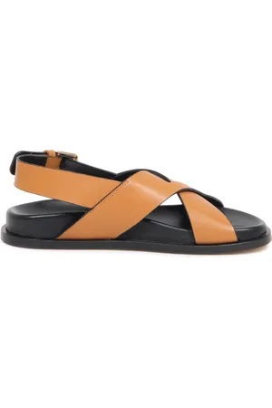 Guglielmo Rotta Skor, Dam, 36 EU, Läder, Tilly Sandal i Ranchläder