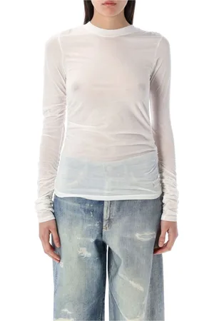 OUR LEGACY Topp, Dam, S, Bomull, Vit Slim Longsleeve T-shirt