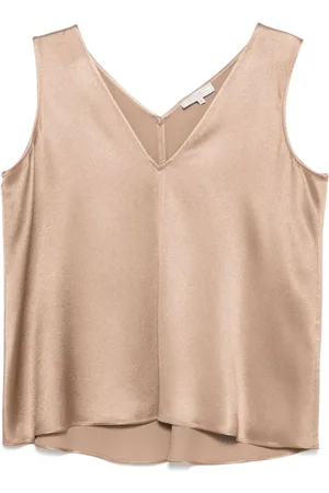 ANTONELLI Topp, Dam, L, Beige Silkeblandning Topwear Rosa