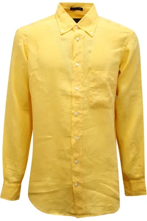 GANT Skjorta, Herr, S, Linne, Button-Down Linneskjorta med Ficka