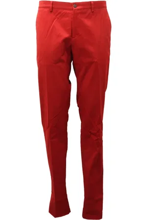 Etro Byxor, Herr, S, Bomull, Slim Fit Mörk Bomull Byxa
