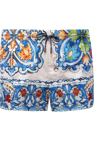 Dolce & Gabbana Badkläder, Herr, S, Läder, Strandkläder med Slip i Vit Polyester