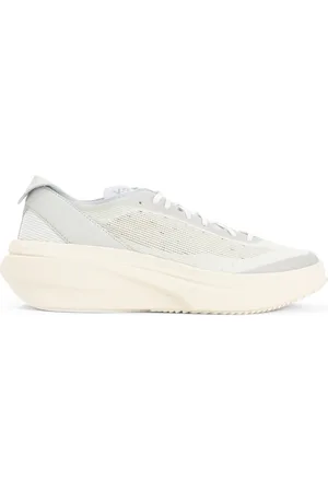 Y-3 Skor, Herr, 43 EU, Läder, Vita Sneakers för Män